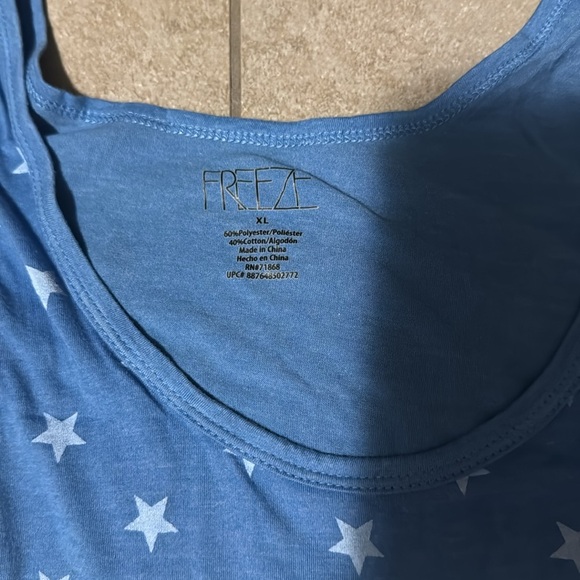 Freeze America Sleeveless Tank Top - Picture 2 of 3